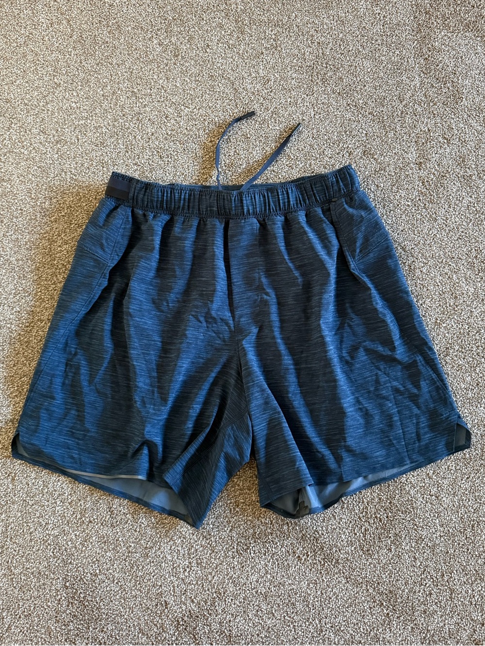 LULULEMON Men’s Surge 6” Shorts - Heather Blue - Sz M - Like New